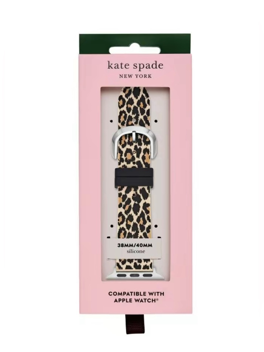 Kate Spade Leopard Cheetah Brown Animal Apple Watch Band New tag beach summer